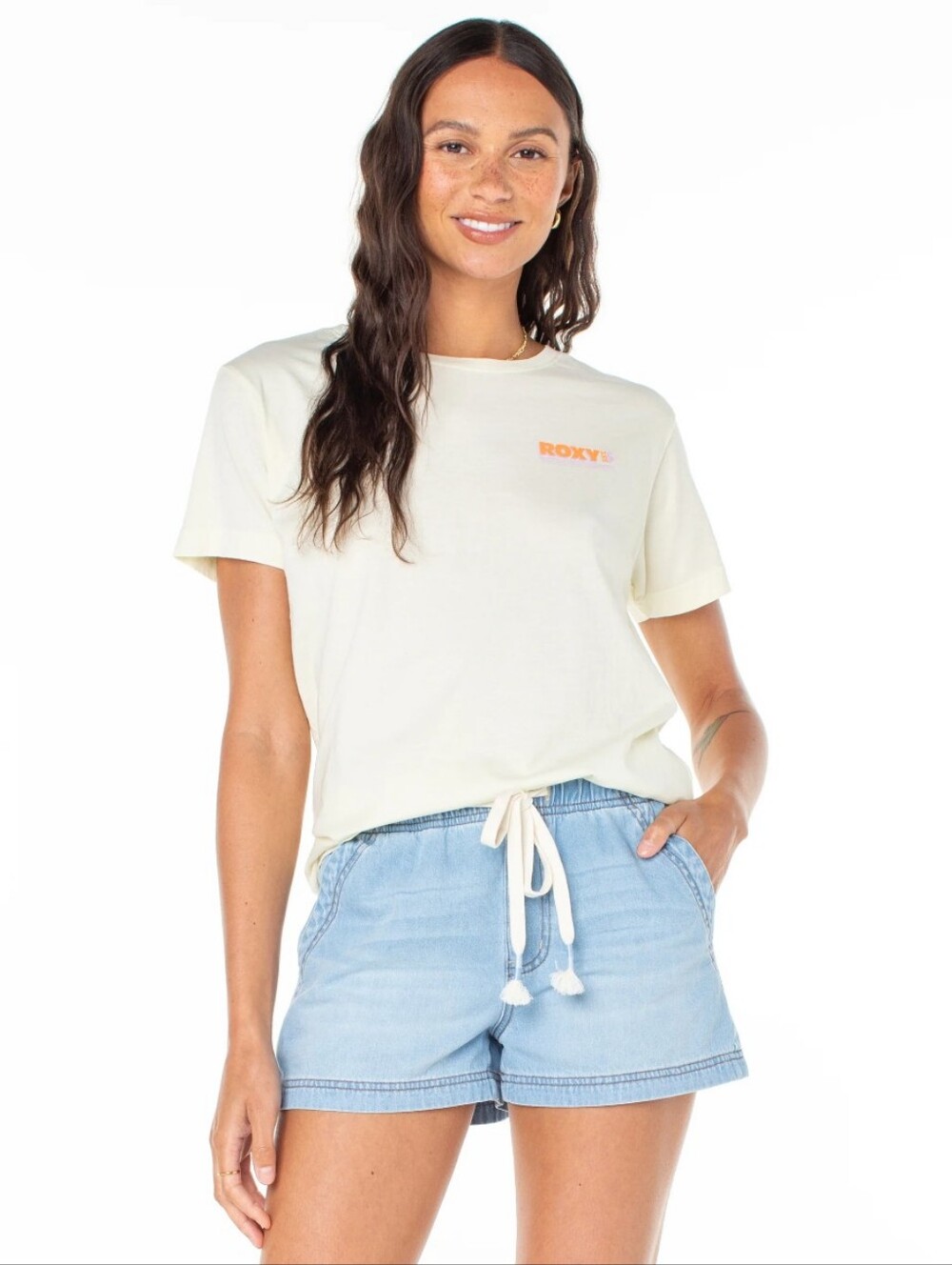 ROXY Aloha State T-Shirt- L - Picture 3 of 7
